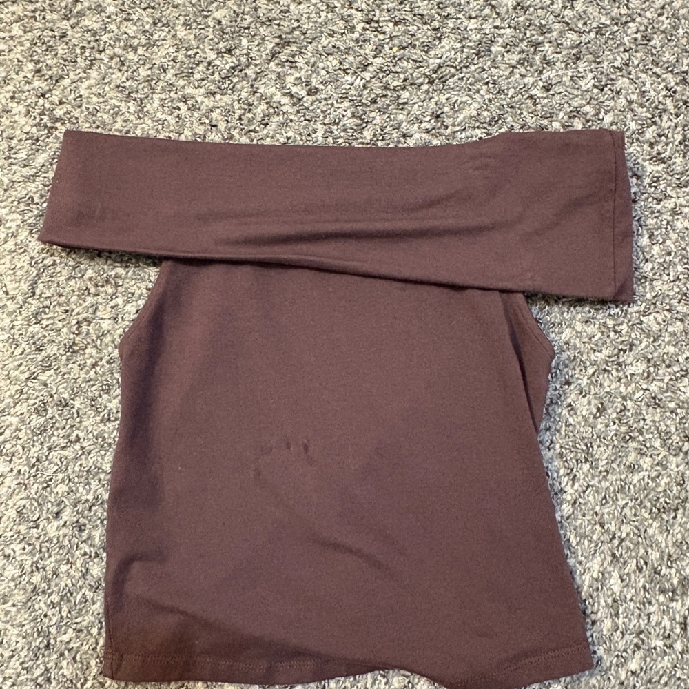 Aerie Chocolate Brown Top